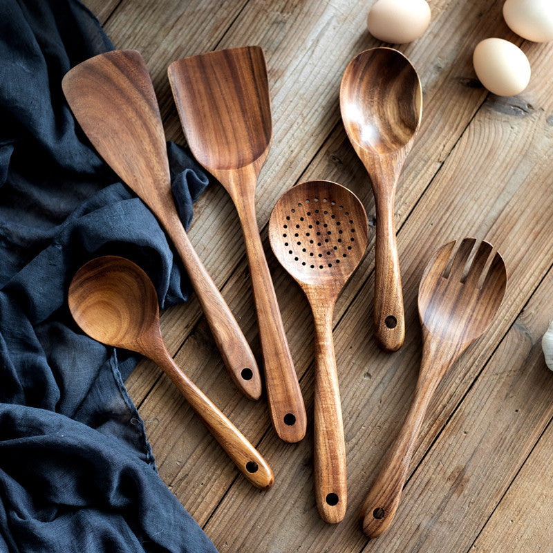 Pure Wood Kitchen Utensils